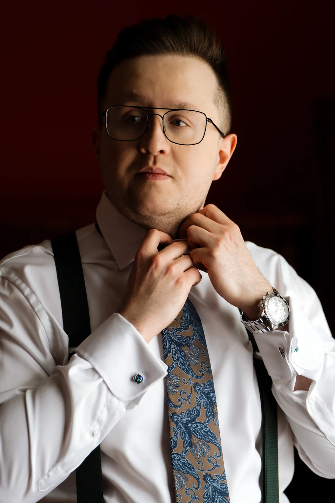 Pan młody przed ślubem